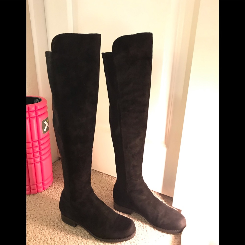 Stuart Weitzman 5050 suede boots Over-the-knee - Picture 7 of 8